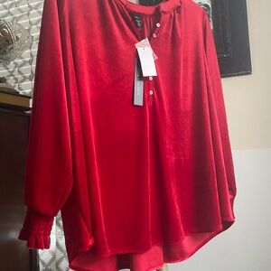 Elegant Red Women's Top
